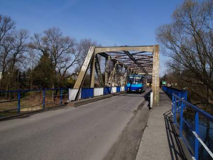 Most na rzece Wiśle w Strumieniu